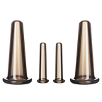 4 ventouses en silicone pour massage facial