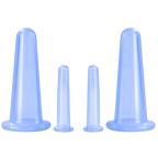 4 ventouses en silicone pour massage facial