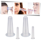 4 ventouses en silicone pour massage facial