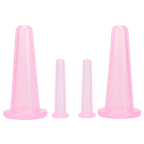 4 ventouses en silicone pour massage facial