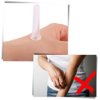 4 ventouses en silicone pour massage facial