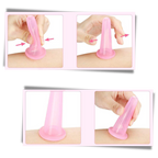 4 ventouses en silicone pour massage facial