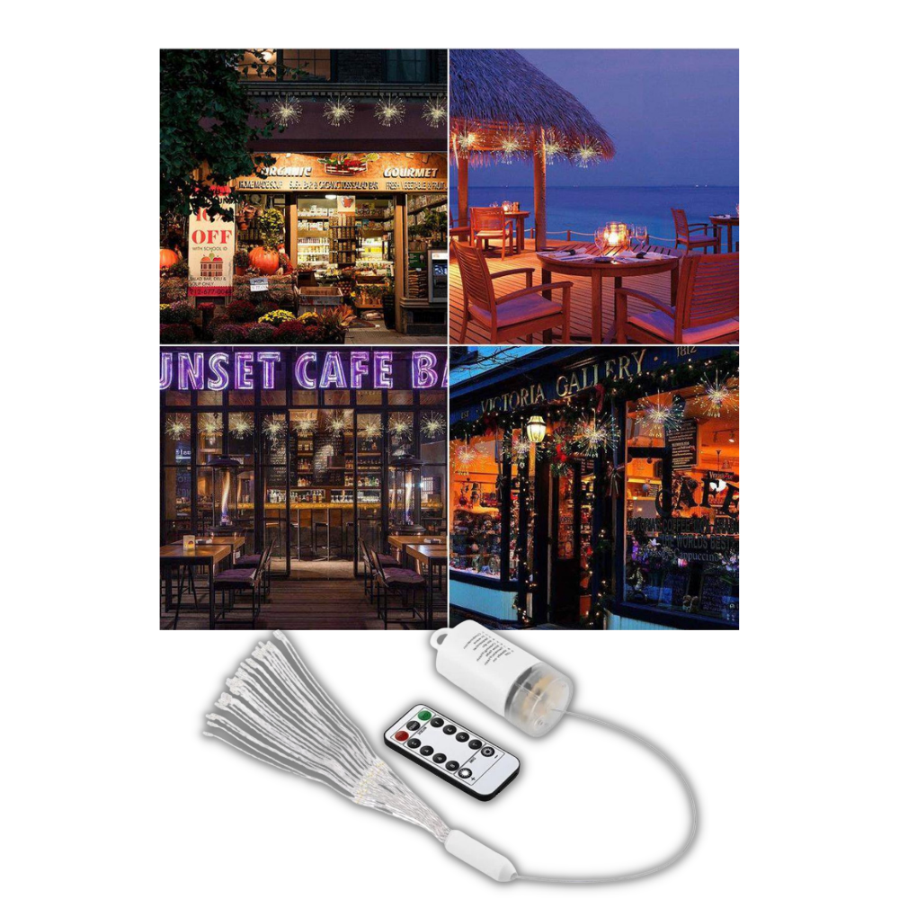 Guirlande de feux d'artifice à LED