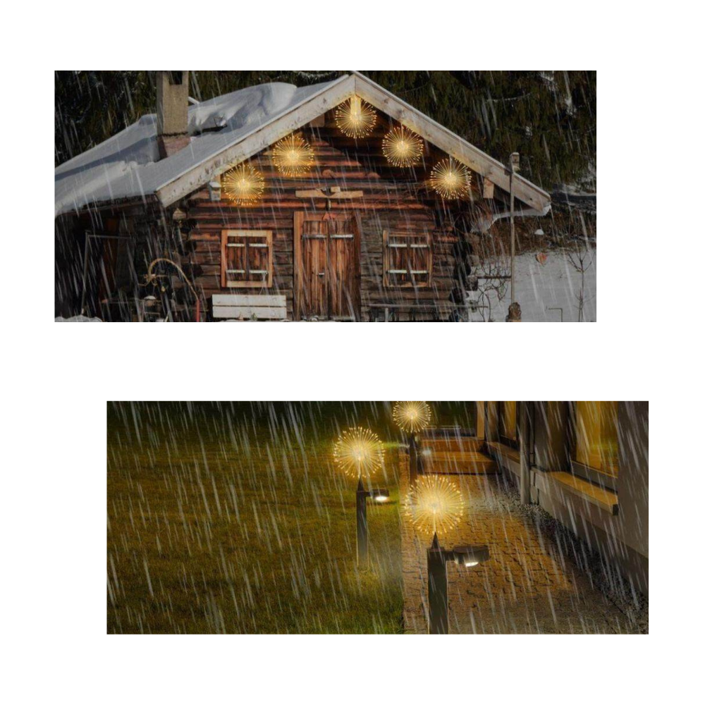 Guirlande de feux d'artifice à LED