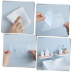 Support de rangement mural pour salle de bains