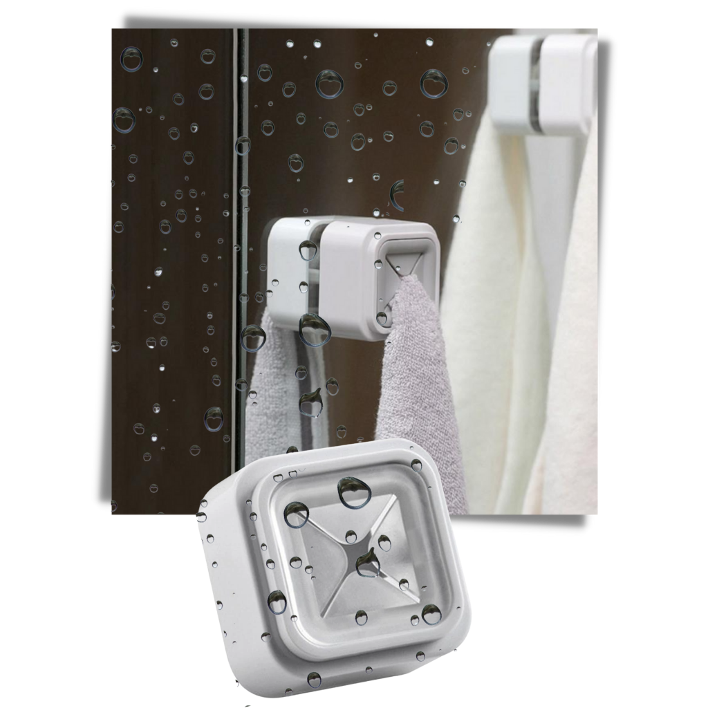 Ensemble de 3 porte-serviettes adhésifs