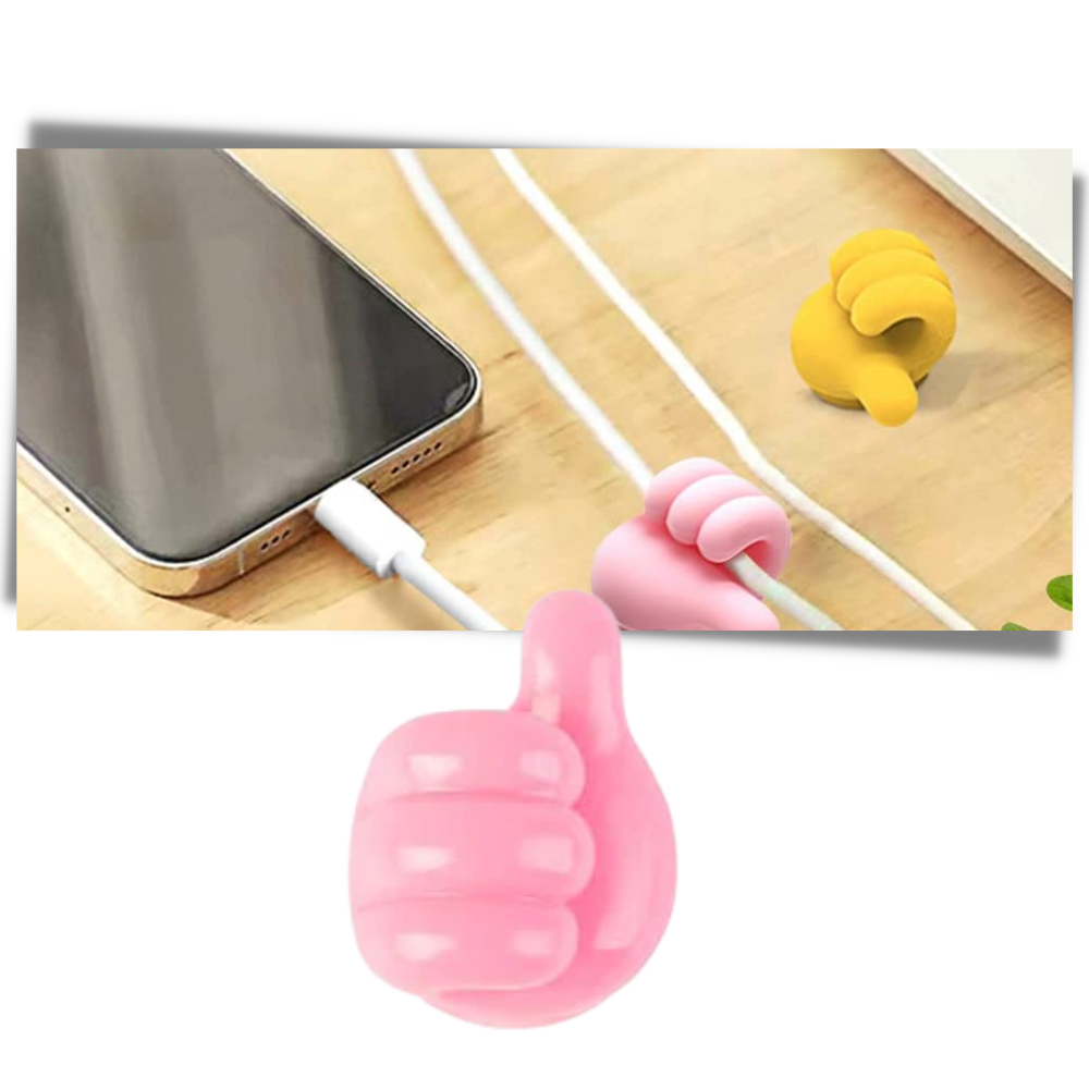 Lot de 20 crochets muraux "Pouce en l'air"