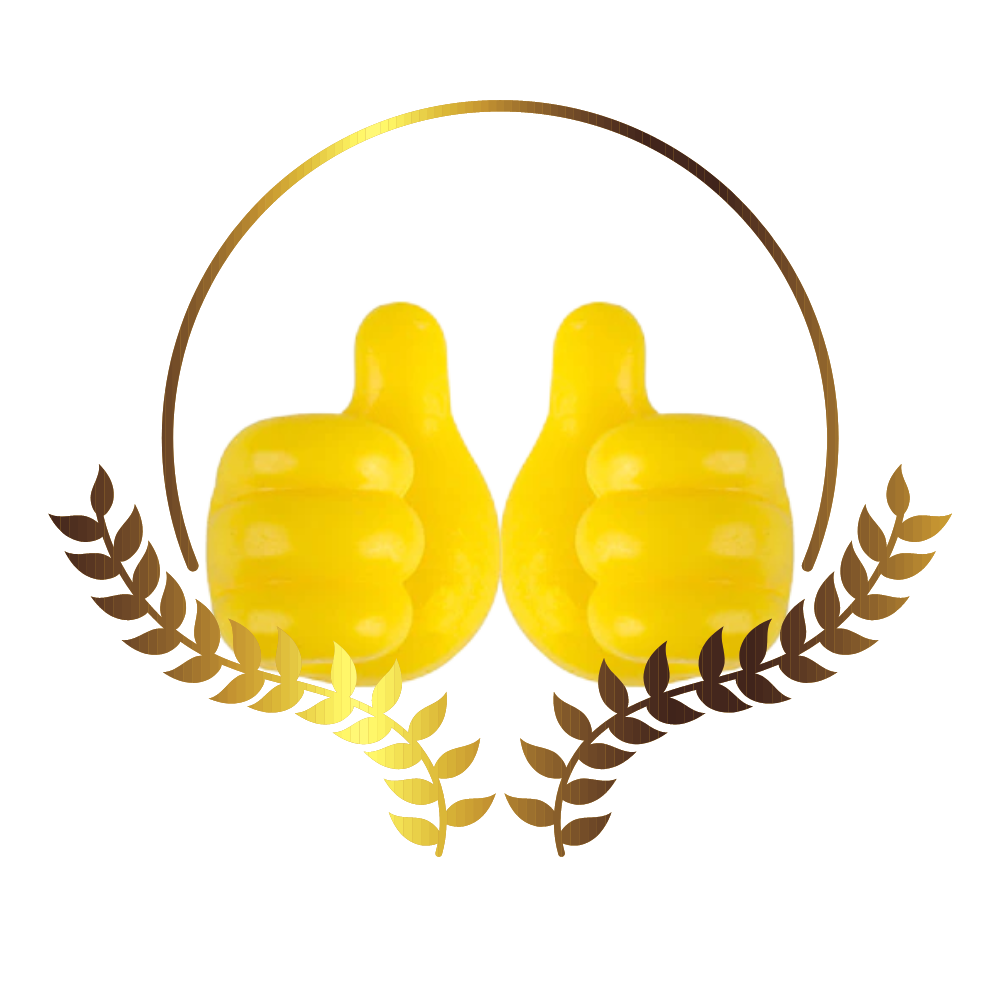 Lot de 20 crochets muraux "Pouce en l'air"