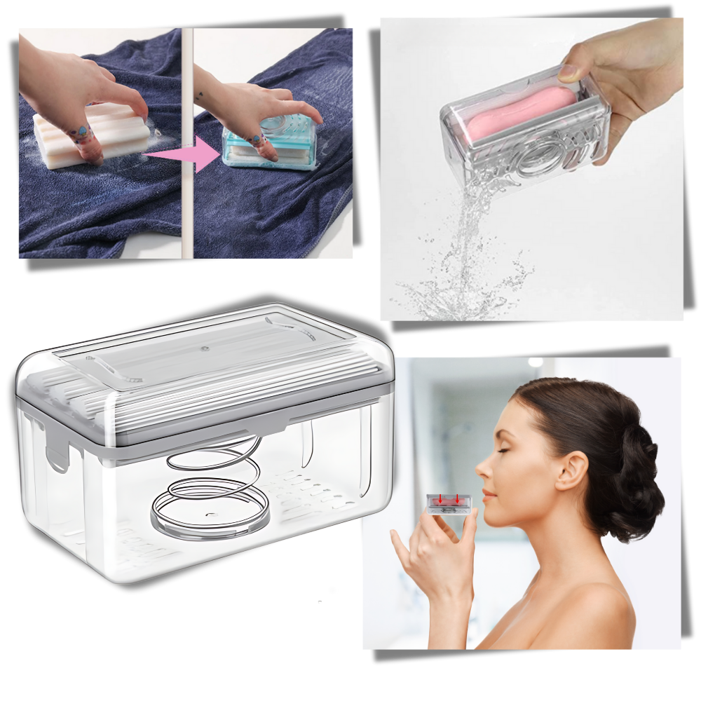 Distributeur de savon 2 en 1