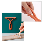 2 pièces de rasoir manuel anti-bouloche à double face pour vêtements