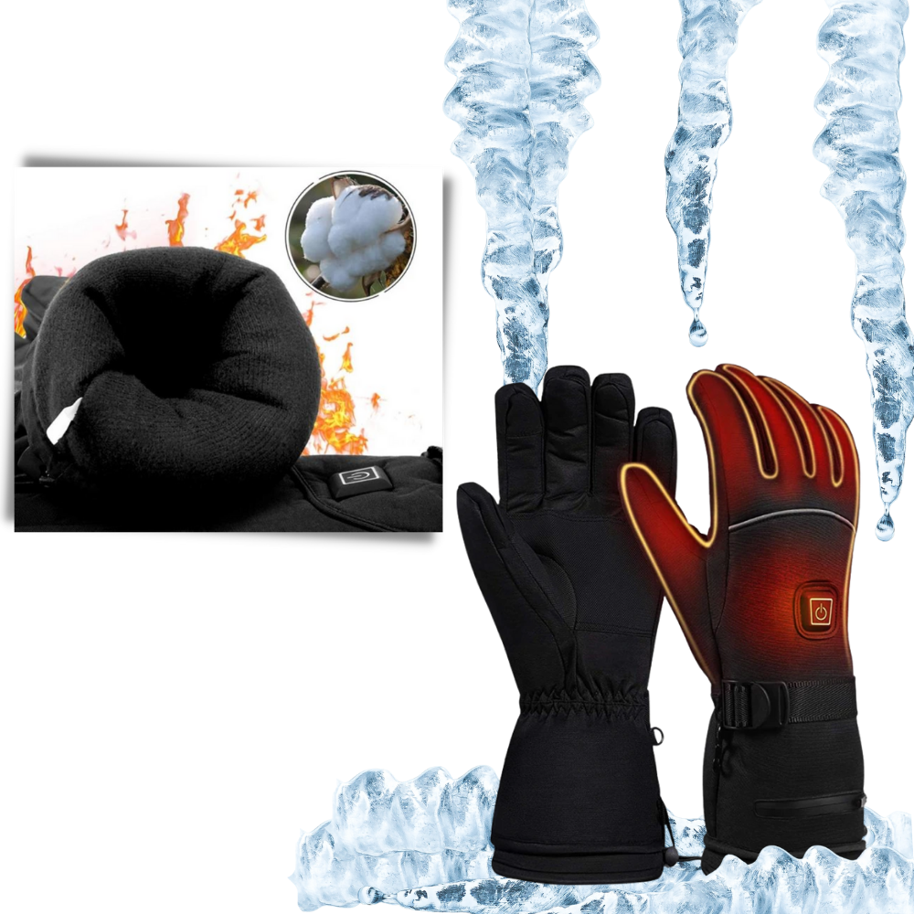 Gants chauffants électriques d'hiver