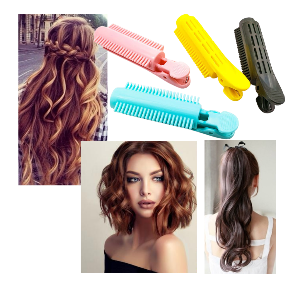 Lot de 4 pinces de voluminisation instantanée pour les cheveux