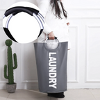 Panier à linge pliable à poignées