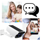 Caméra de surveillance solaire