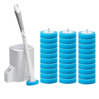 Ensemble de brosses de toilettes jetables