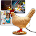 Lampe douce en forme de poule