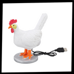 Lampe douce en forme de poule