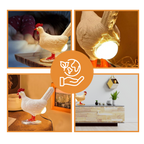 Lampe douce en forme de poule