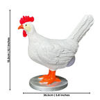 Lampe douce en forme de poule