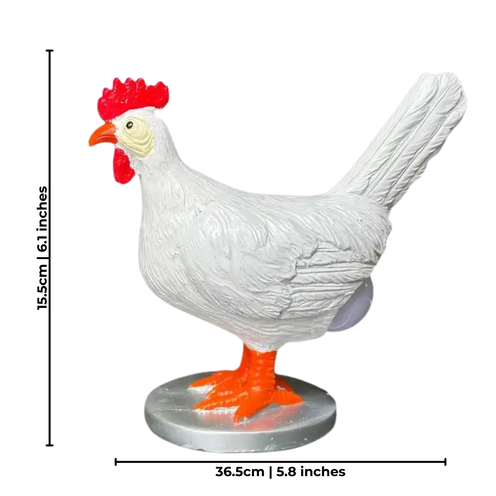 Lampe douce en forme de poule