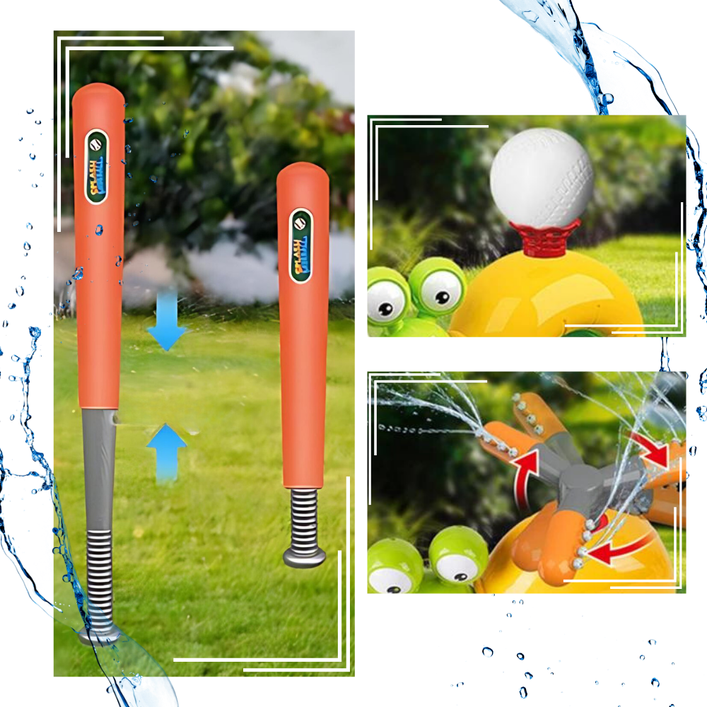Jeu de baseball à jet d'eau