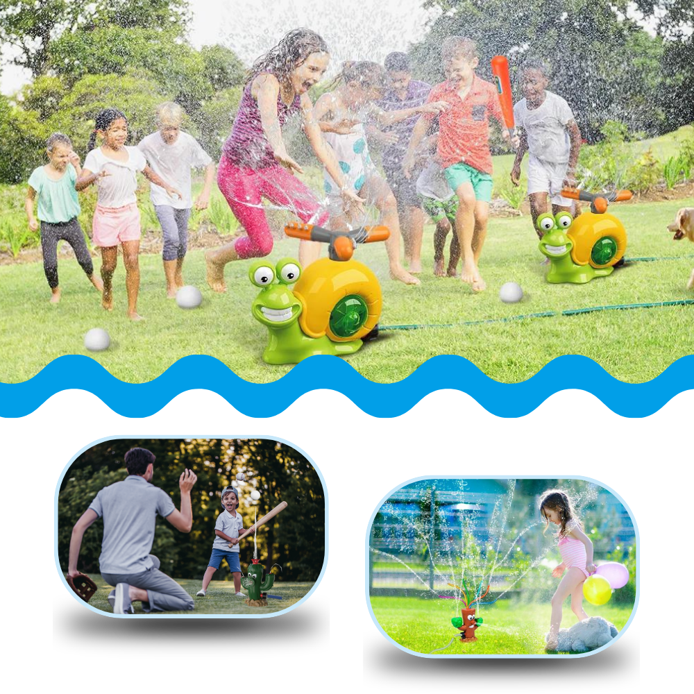 Jeu de baseball à jet d'eau