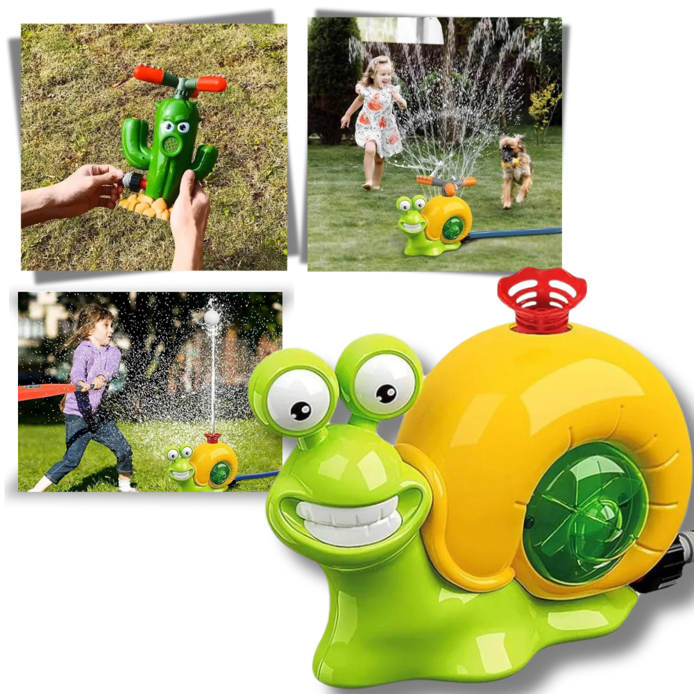 Jeu de baseball à jet d'eau