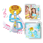 Piste de course de canards interactive