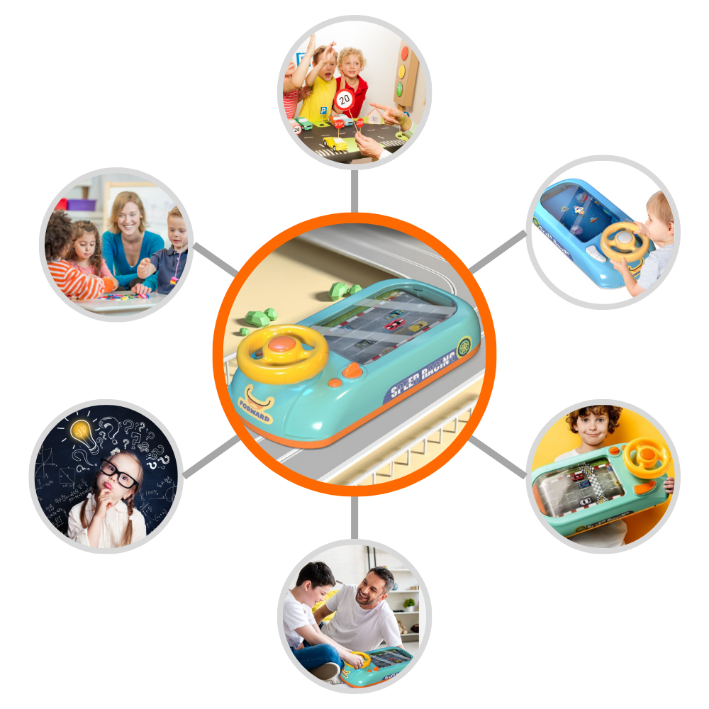 Jouet éducatif amusant de simulation de conduite