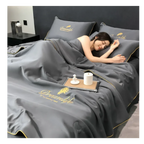 Housse de couette en soie glacée douce