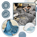 Housse de couette en soie glacée douce