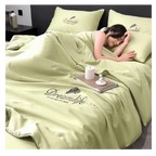 Housse de couette en soie glacée douce