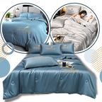 Housse de couette en soie glacée douce