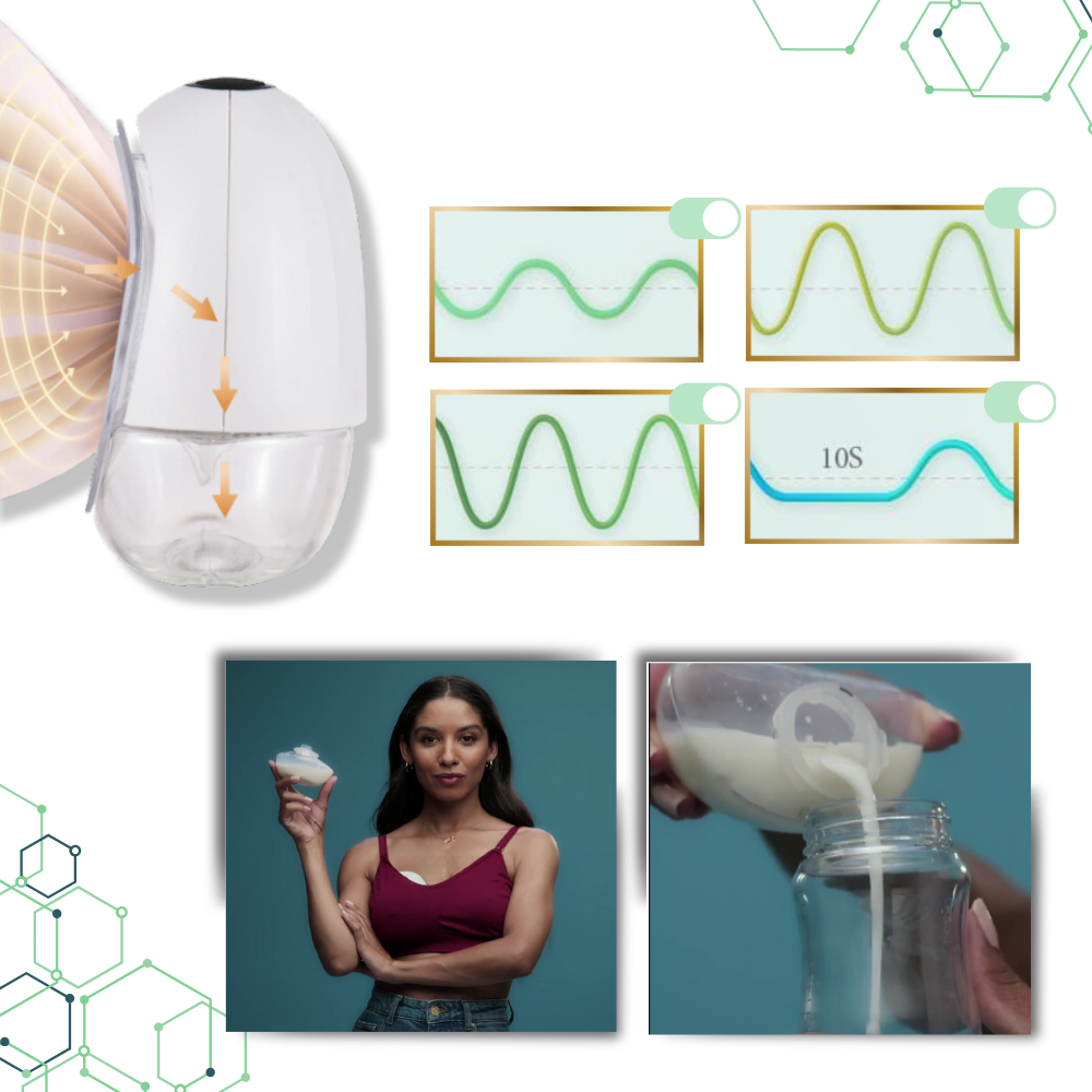 Tire-lait mains libres anti-fuites