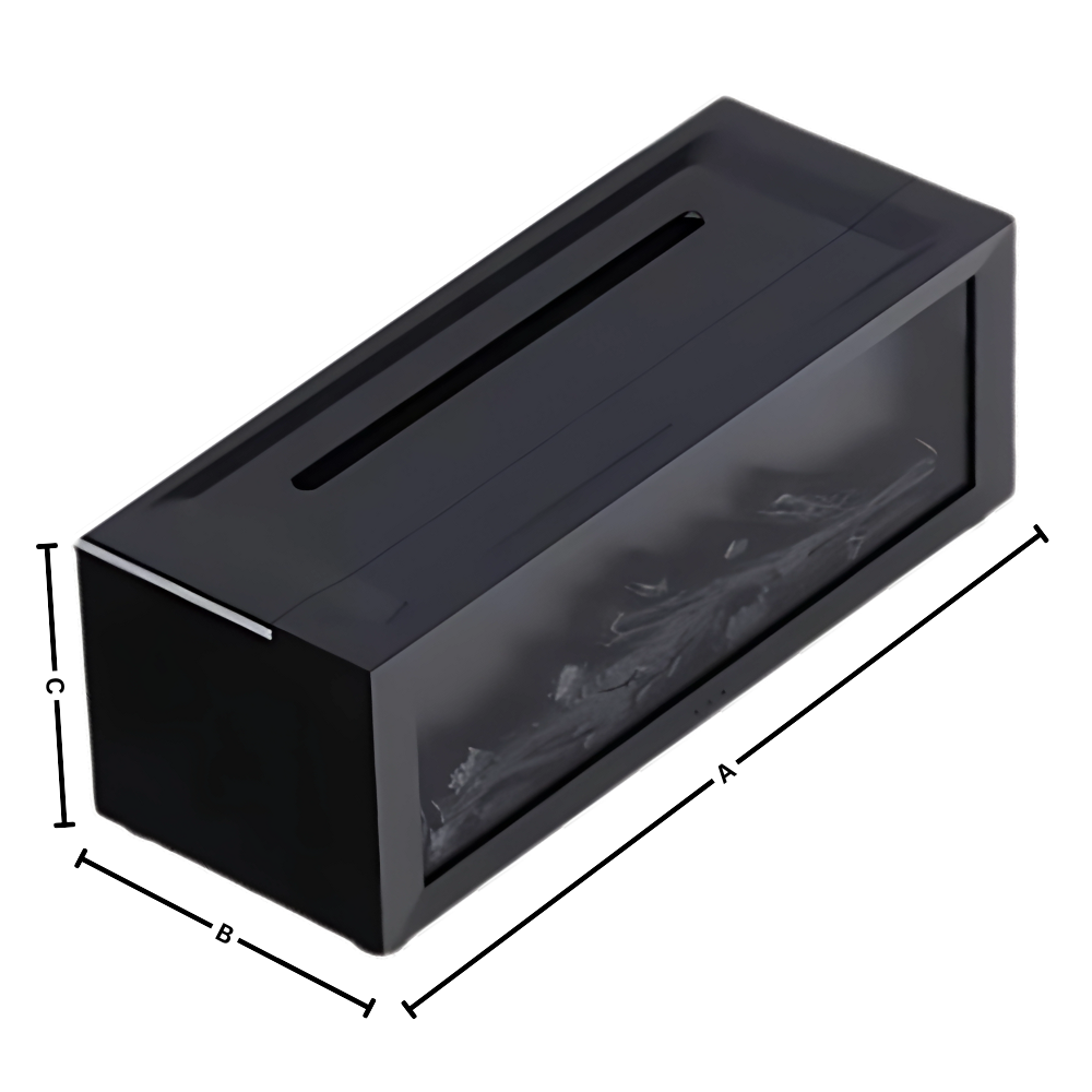 Diffuseur d'huiles essentielles avec simulation de cheminée LED