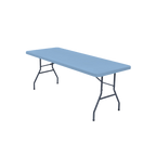 Nappe rectangulaire en cuir d'agneau