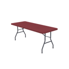 Nappe rectangulaire en cuir d'agneau