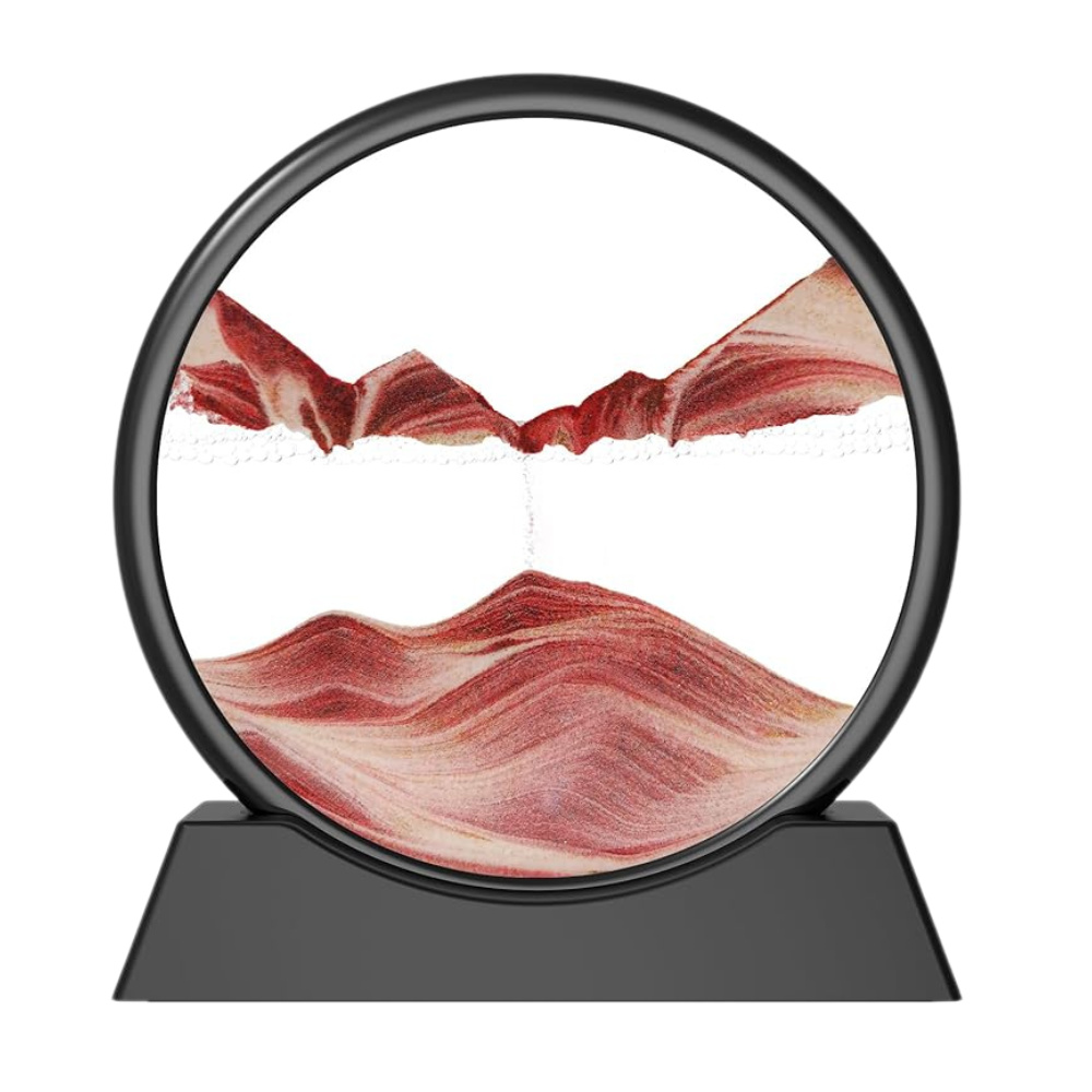 Image d'art de sable en mouvement dynamique