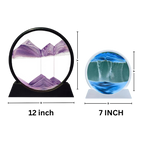 Image d'art de sable en mouvement dynamique