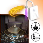 Lampe de toilette à détection de mouvement