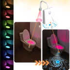 Lampe de toilette à détection de mouvement