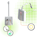 Lampe de toilette à détection de mouvement