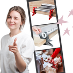 Porte-papier multifonctionnel pour papier cadeaux