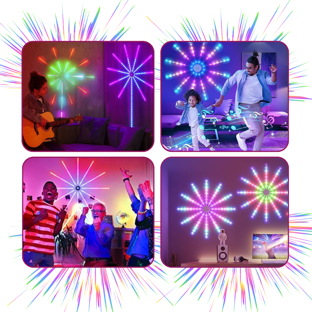 Bandes lumineuses LED avec synchronisation musicale