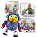 Jouet interactif musical en forme de canard