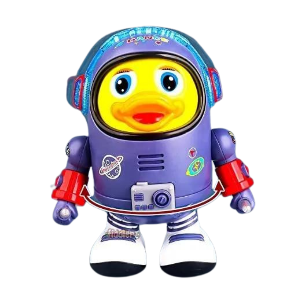 Jouet interactif musical en forme de canard