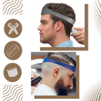 1x Bande Élastique Incurvée Coupe Cheveux Dégradé