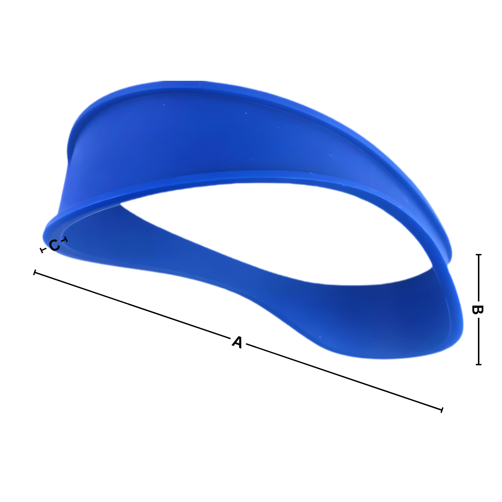 1x Bande Élastique Incurvée Coupe Cheveux Dégradé