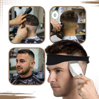 1x Bande Élastique Incurvée Coupe Cheveux Dégradé