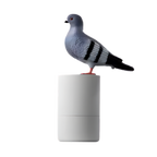 Distributeur de savon automatique en forme de pigeon